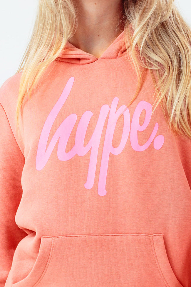 HYPE PEACH SCRIPT GIRLS HOODIE