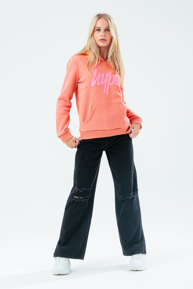 HYPE PEACH SCRIPT GIRLS HOODIE