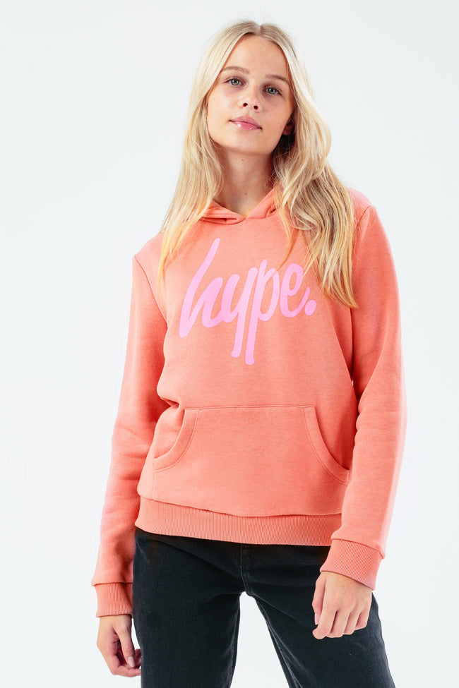 HYPE PEACH SCRIPT GIRLS HOODIE