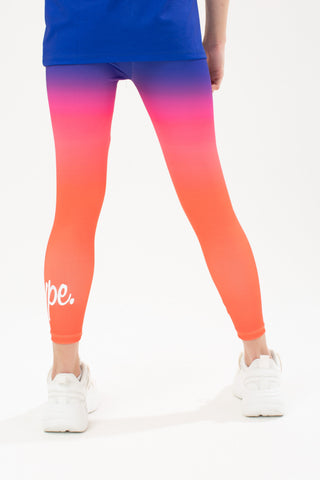 HYPE PEACH HORIZON FADE KIDS LEGGINGS