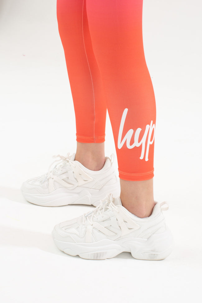 HYPE PEACH HORIZON FADE KIDS LEGGINGS