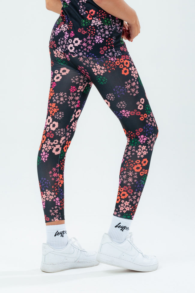 HYPE ANIMAL FLOWER GIRLS LEGGINGS