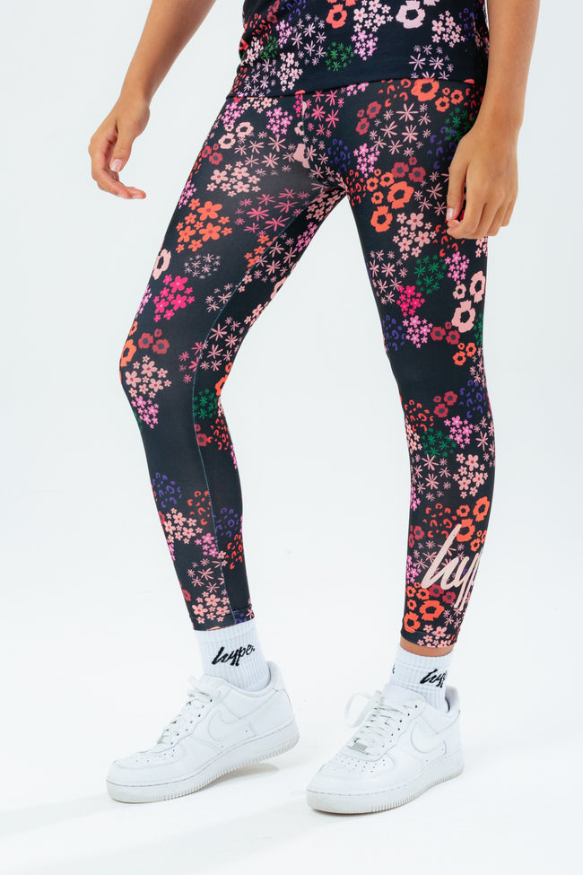 HYPE ANIMAL FLOWER GIRLS LEGGINGS