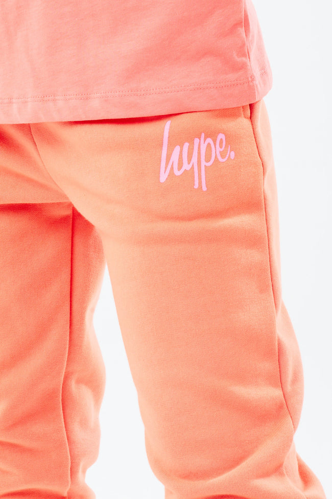 HYPE PEACH SCRIPT GIRLS JOGGERS