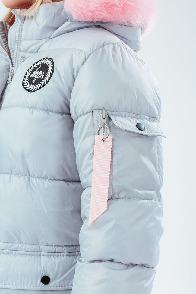 HYPE GREY KIDS EXPLORER JACKET