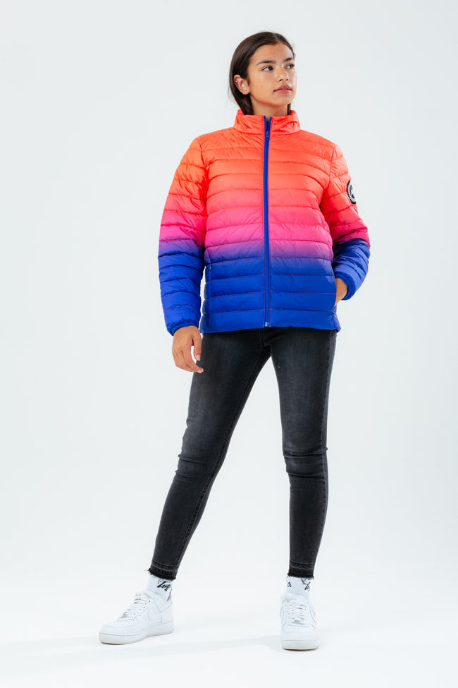 HYPE PEACH HORIZON GIRLS PUFFER JACKET