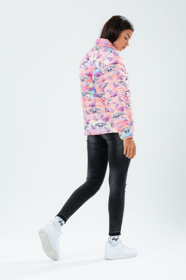 HYPE BUTTERFLY FIELD GIRLS PUFFER JACKET