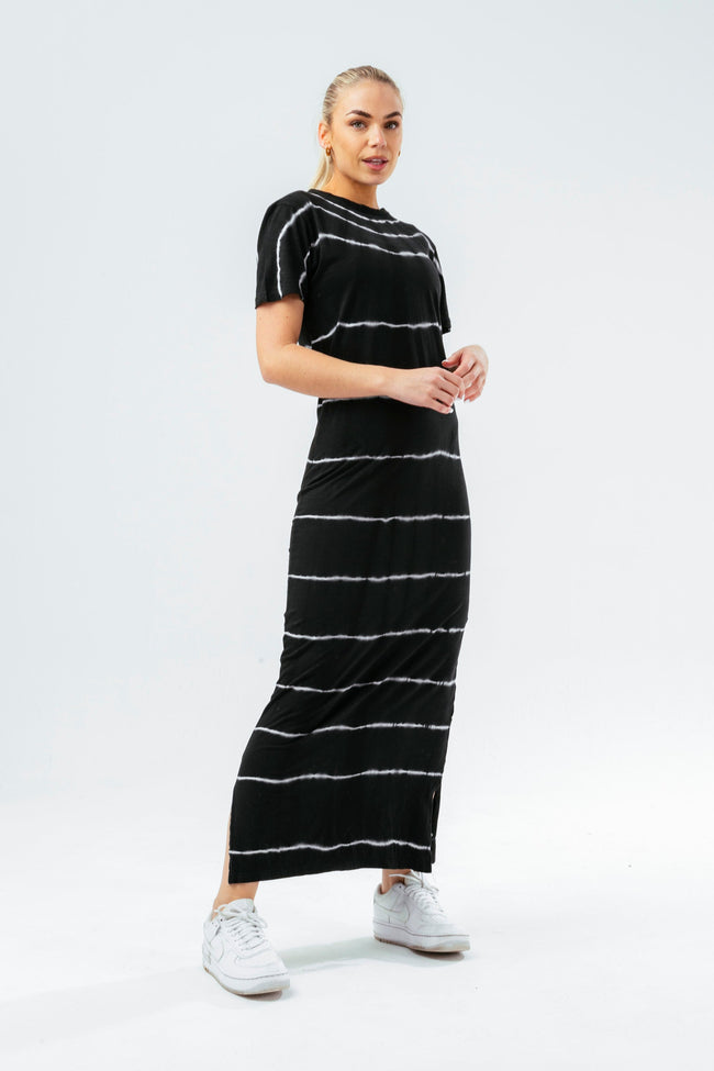 HYPE DYE STRIPE WOMEN'S TEE DRESS