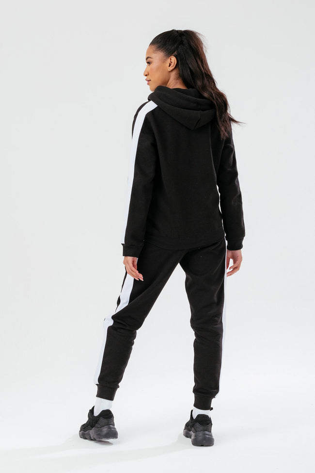 HYPE BLACK ZIP WOMEN'S TRACKSUIT SET