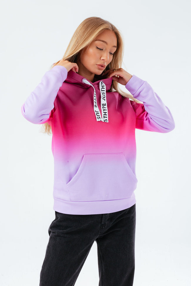 HYPE RASPBERRY FADE WOMEN'S HOODIE