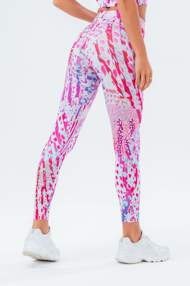 HYPE VIOLET SAFARI WOMEN'S LEGGINGS