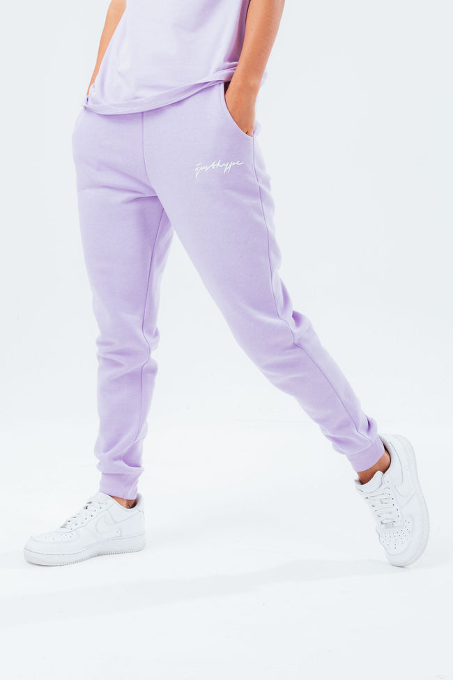 HYPE PURPLE SCRIBBLE WOMEN'S JOGGERS