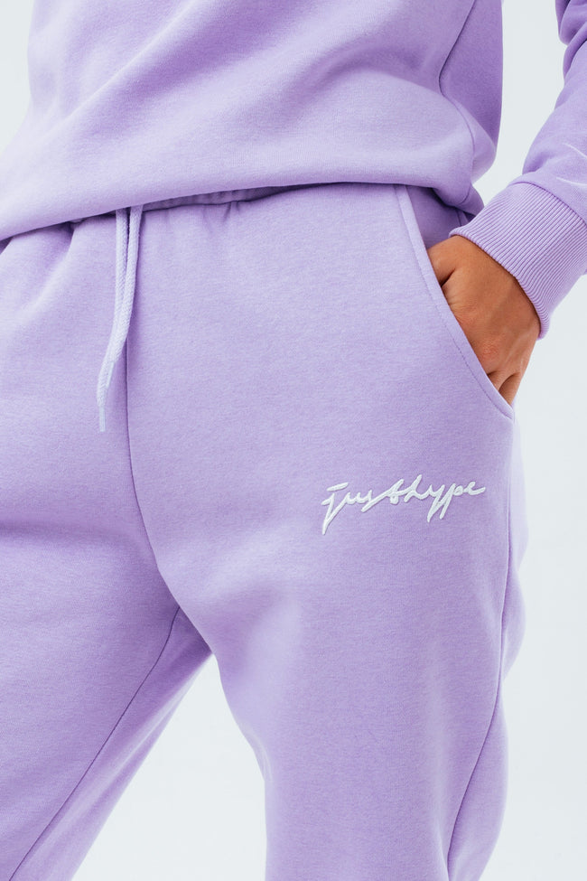 HYPE PURPLE SCRIBBLE WOMEN'S JOGGERS