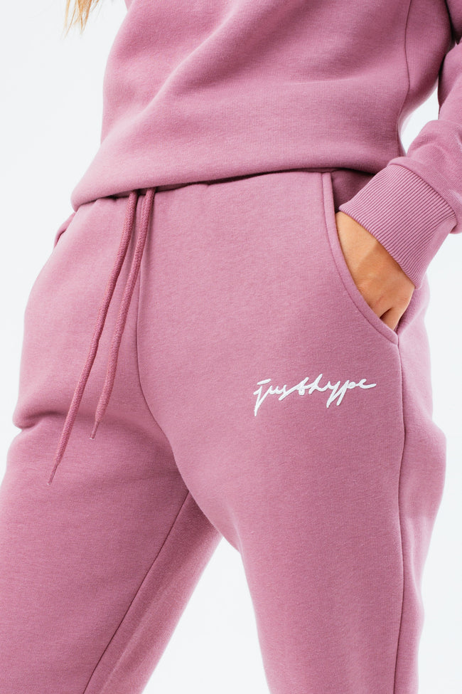 HYPE DUSTY BERRY SCRIBBLE WOMEN'S JOGGERS