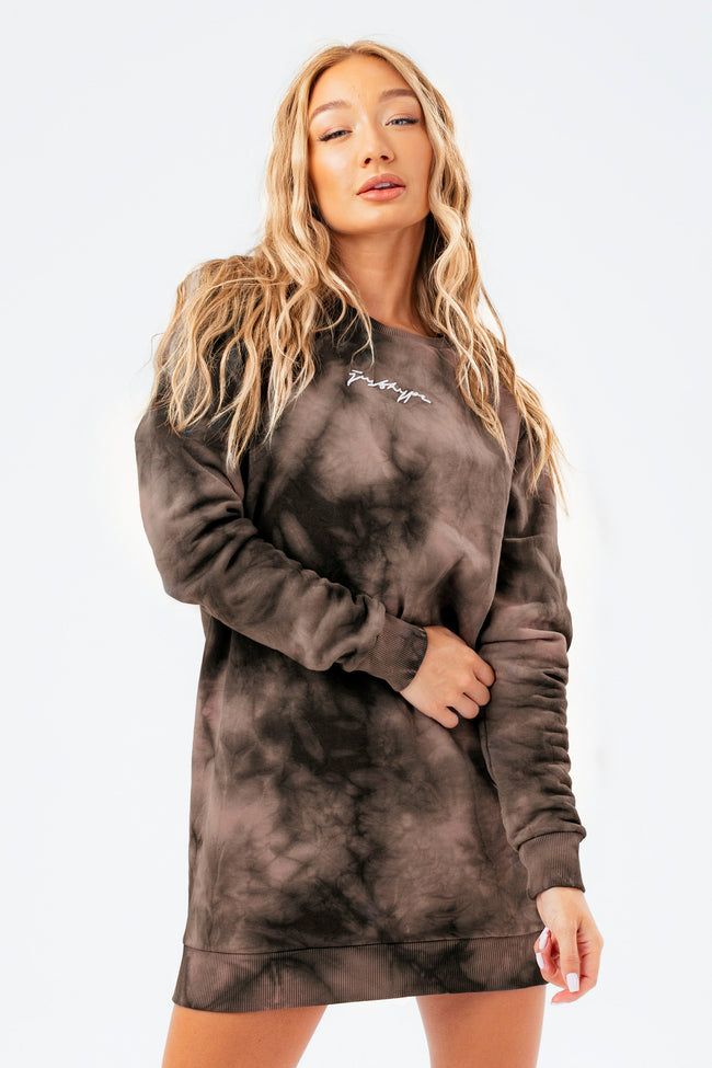 HYPE BERRY DYE WOMEN'S SWEAT DRESS