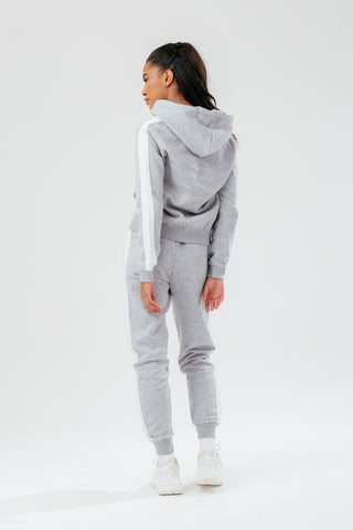 HYPE GREY MARL ZIP WOMEN'S TRACKSUIT SET