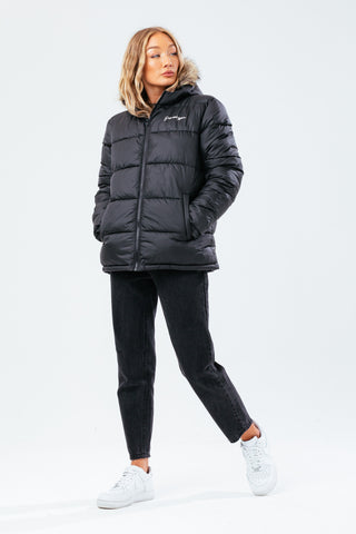 HYPE BLACK WOMEN'S PUFFER JACKET