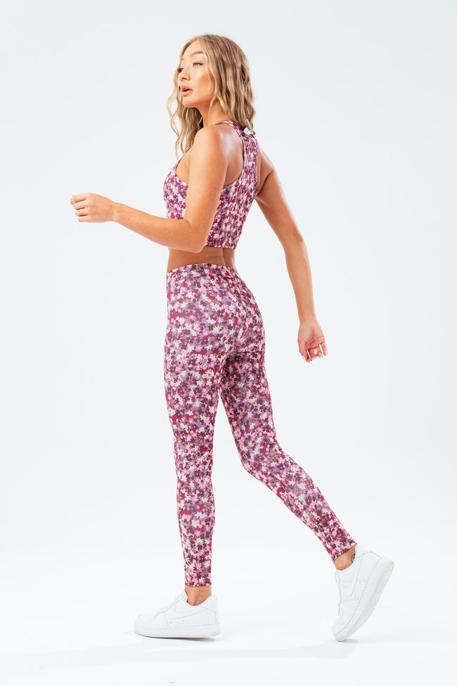 HYPE FLOWER REPEAT WOMEN'S LEGGINGS