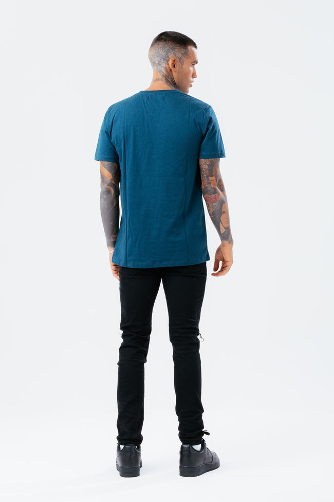 HYPE MIDNIGHT TEAL SCRIBBLE MEN'S T-SHIRT