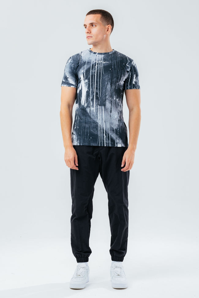 HYPE BLACK SPRAY MEN'S T-SHIRT