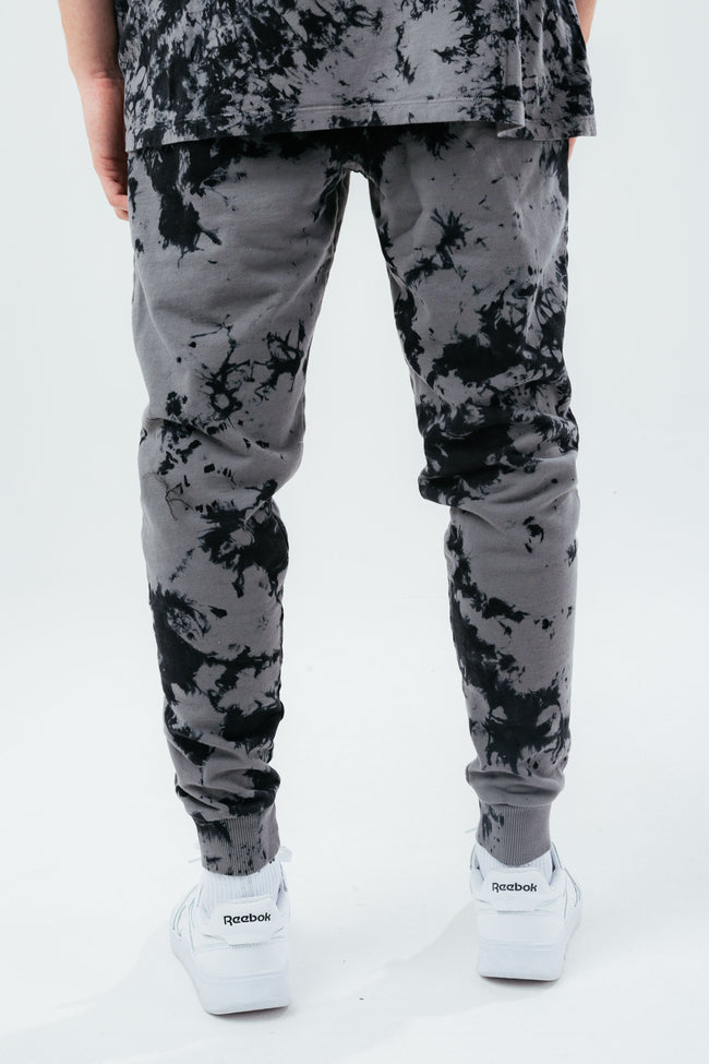 HYPE GREY ACID WASH MEN'S JOGGERS