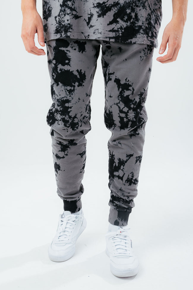 HYPE GREY ACID WASH MEN'S JOGGERS