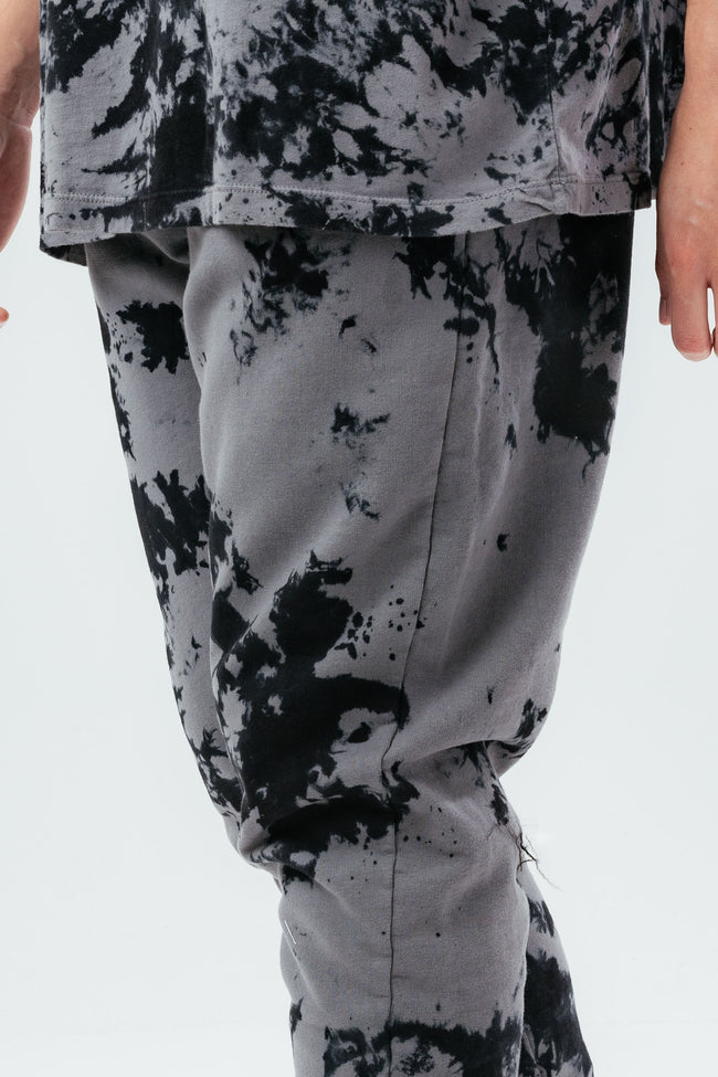 HYPE GREY ACID WASH MEN'S JOGGERS