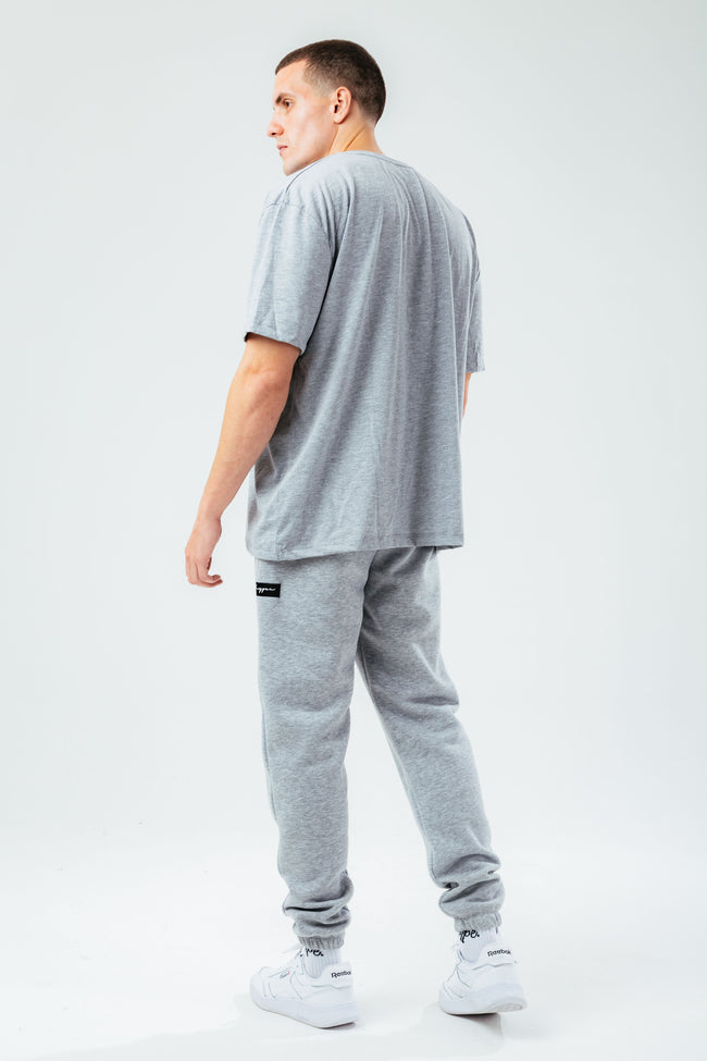 HYPE GREY MARL OVERSIZED JH MEN'S T-SHIRT