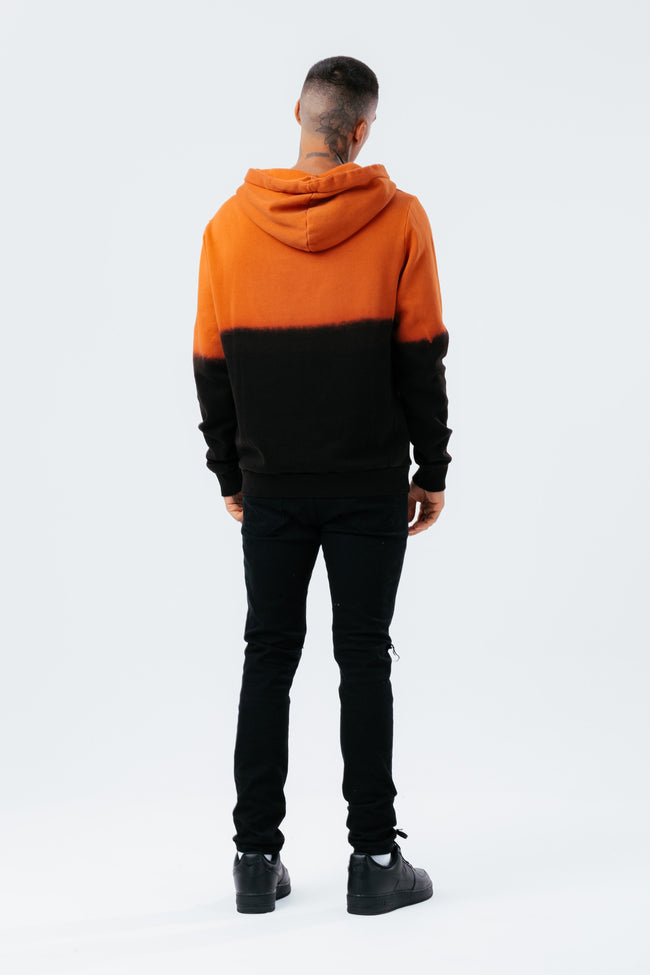 HYPE BURNT ORANGE FADE MEN'S HOODIE