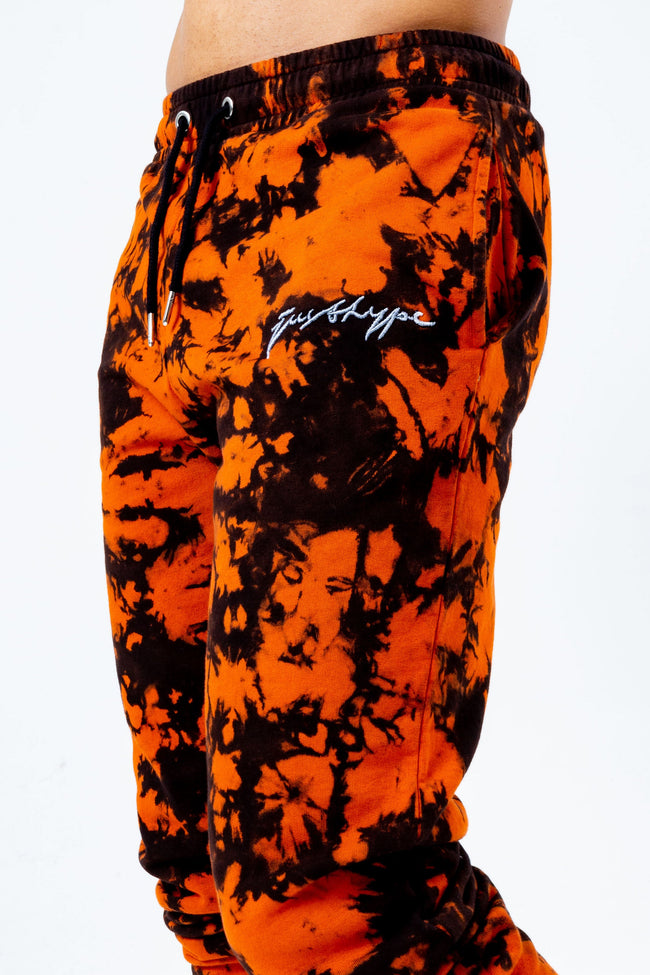 HYPE BURNT ORANGE DYE OVERSIZED MEN'S JOGGERS