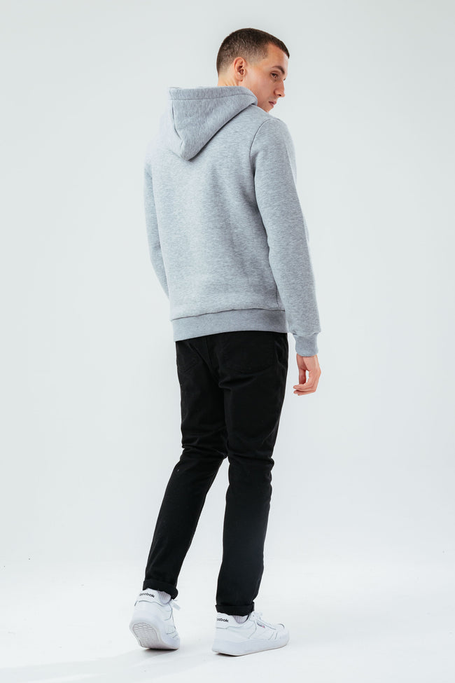 HYPE GREY MARL OVERSIZED JH MEN'S HOODIE