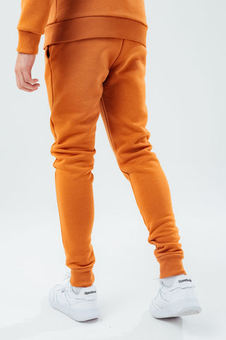 HYPE BURNT ORANGE SCRIBBLE MEN'S JOGGERS