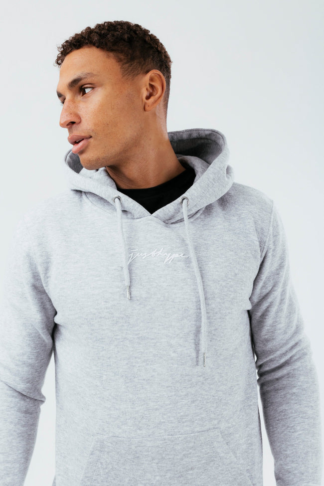 HYPE GREY MARL MEN'S TRACKSUIT SET