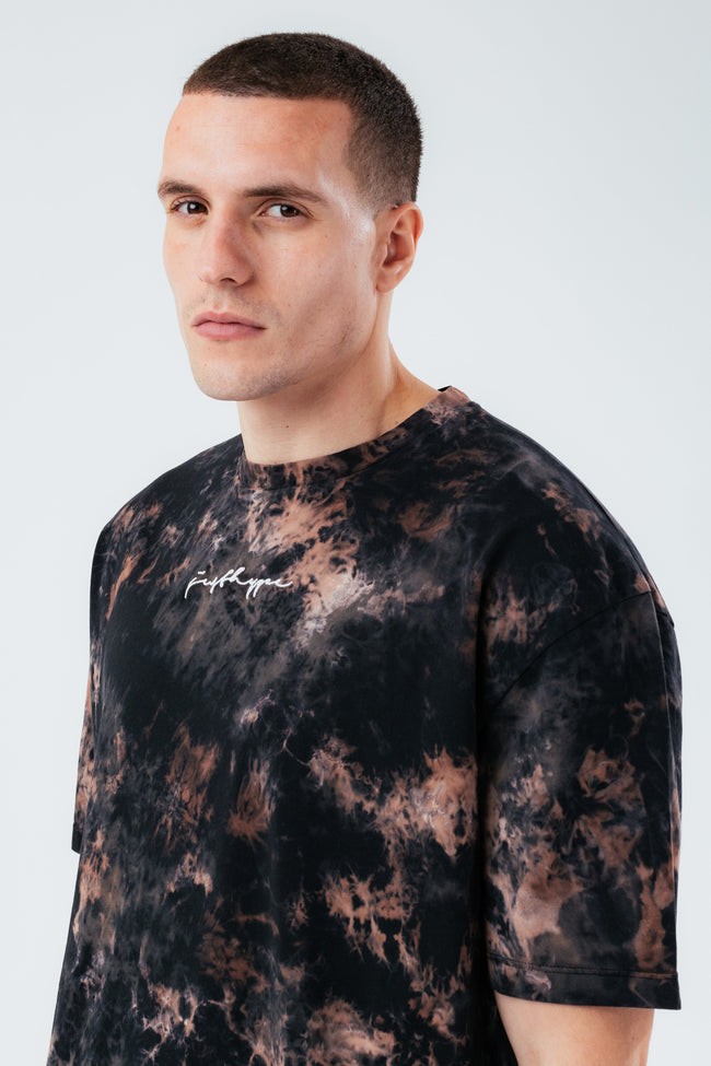 HYPE MULTI DARK ACID WASH MEN'S T-SHIRT