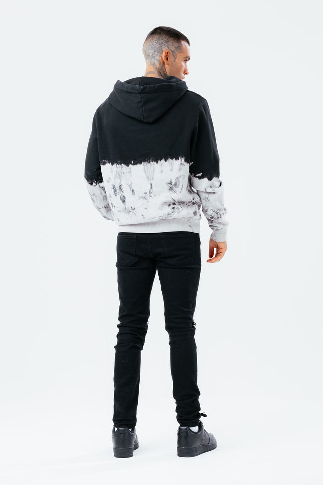 HYPE ROSE FIRE OVERSIZED MEN'S HOODIE