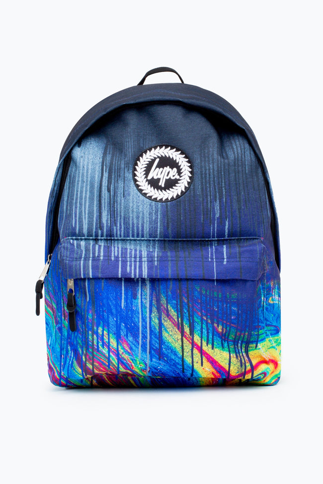 HYPE RAINBOW MARBLE DRIPS BACKPACK