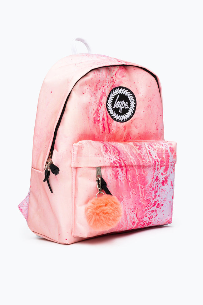 HYPE APRICOT MARBLE BACKPACK