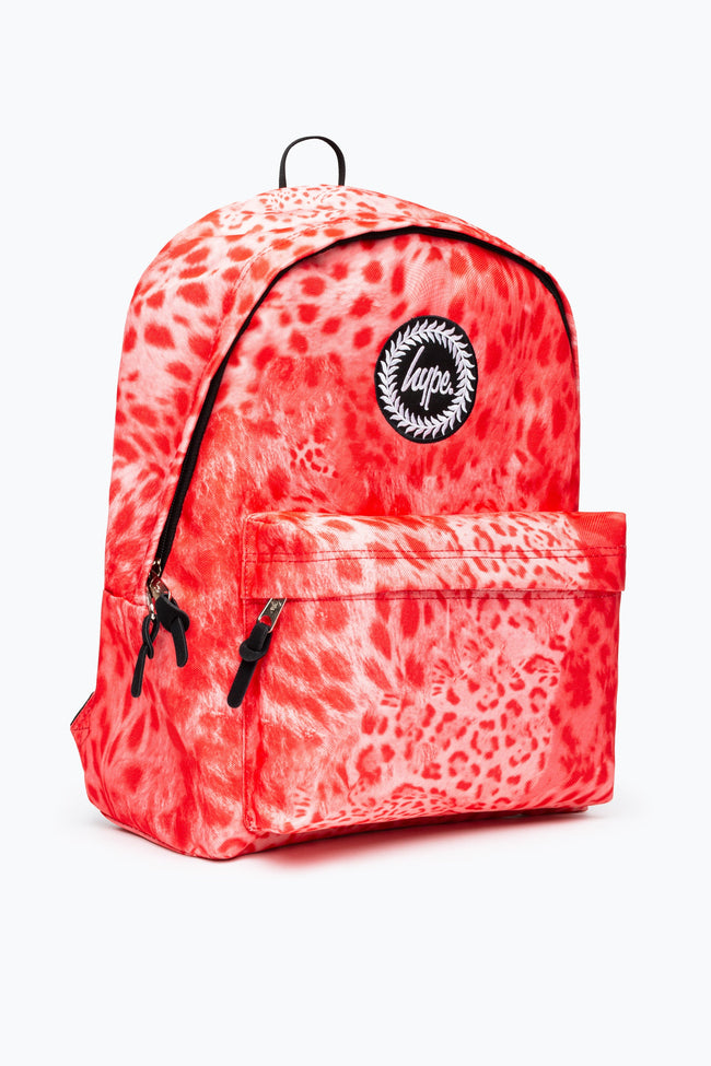 HYPE CORAL LEOPARD BACKPACK