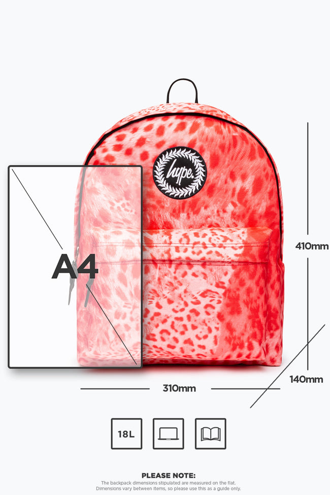 HYPE CORAL LEOPARD BACKPACK