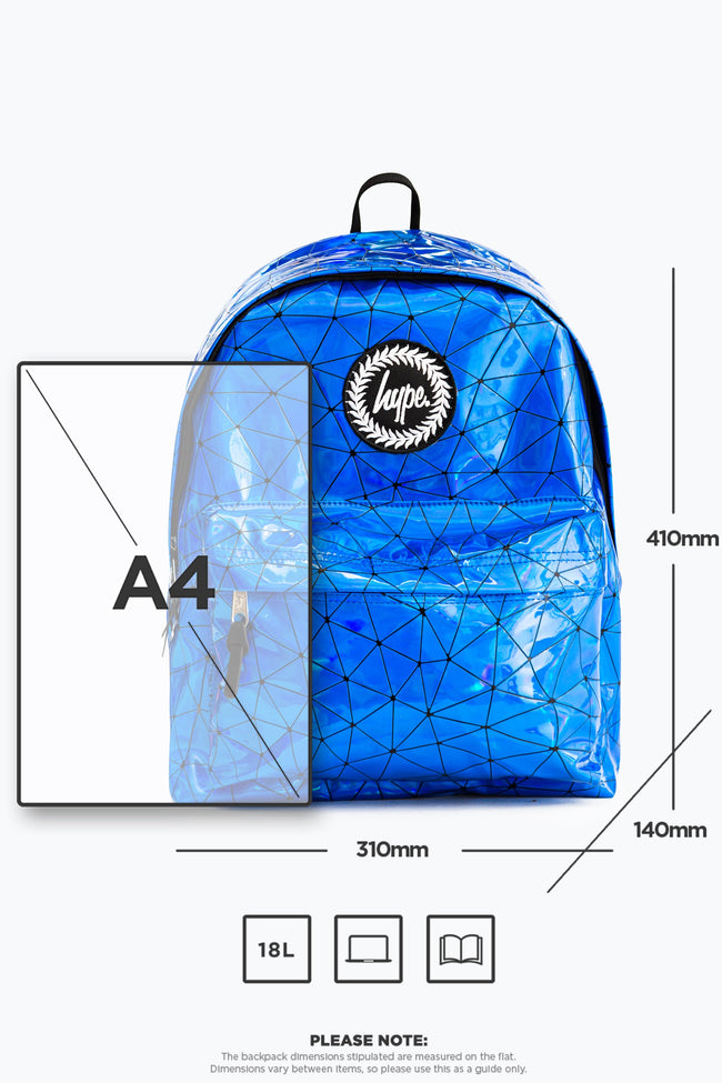 HYPE BLUE GEO BACKPACK