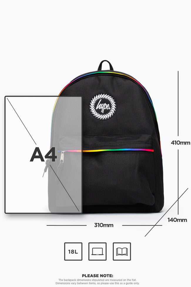 HYPE RAINBOW PIPE BACKPACK