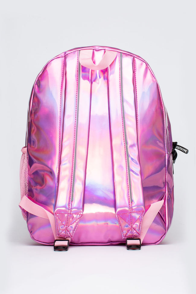 HYPE PINK HOLO UTILITY BACKPACK