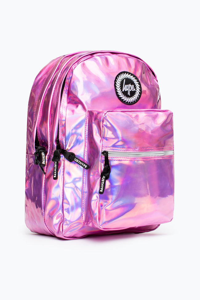 HYPE PINK HOLO UTILITY BACKPACK