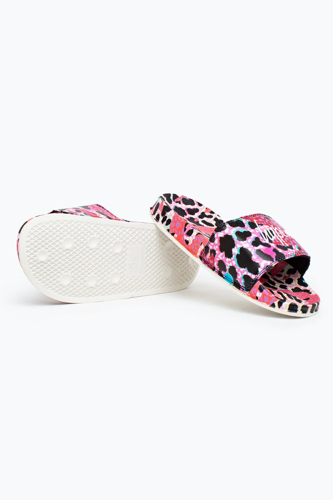 HYPE LEOPARD CAMO KIDS SLIDERS