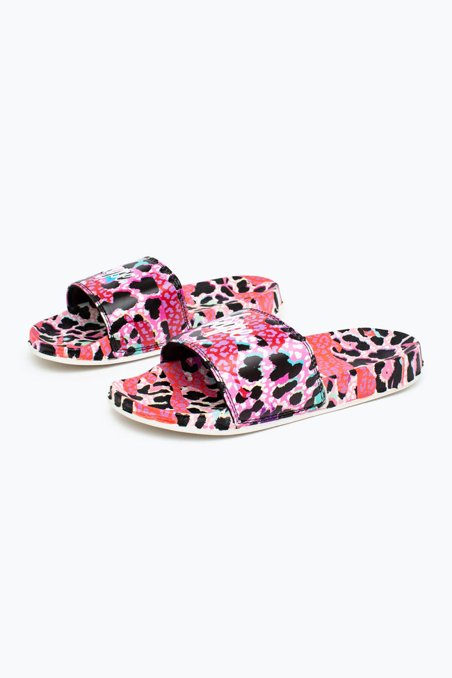 HYPE LEOPARD CAMO KIDS SLIDERS