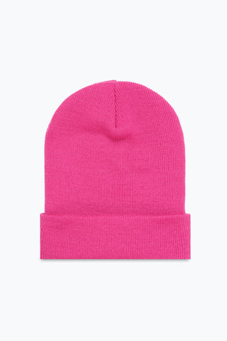 HYPE SCRIPT PINK KIDS BEANIE