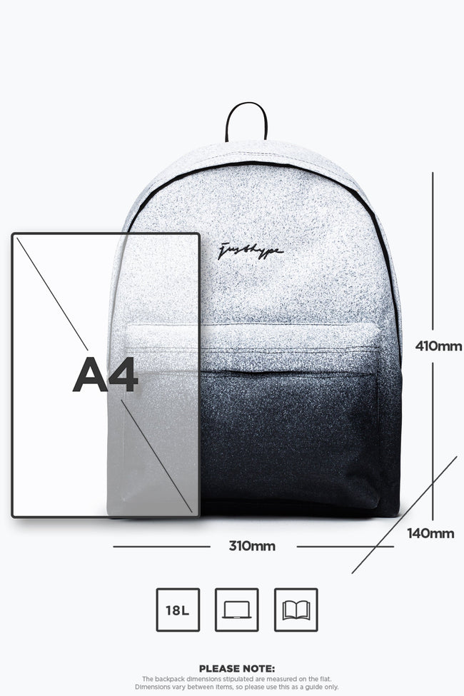 HYPE SPECKLE FADE SCRIBBLE BACKPACK