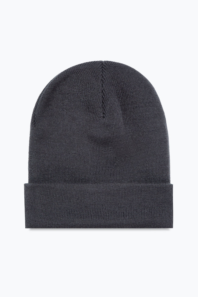 HYPE GREY SCRIBBLE BEANIE