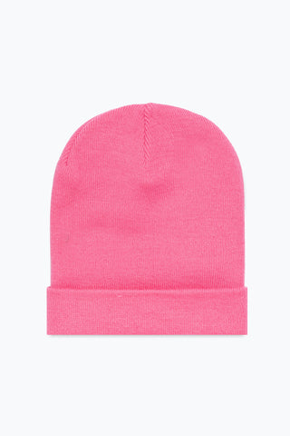 HYPE PINK SCRIBBLE BEANIE