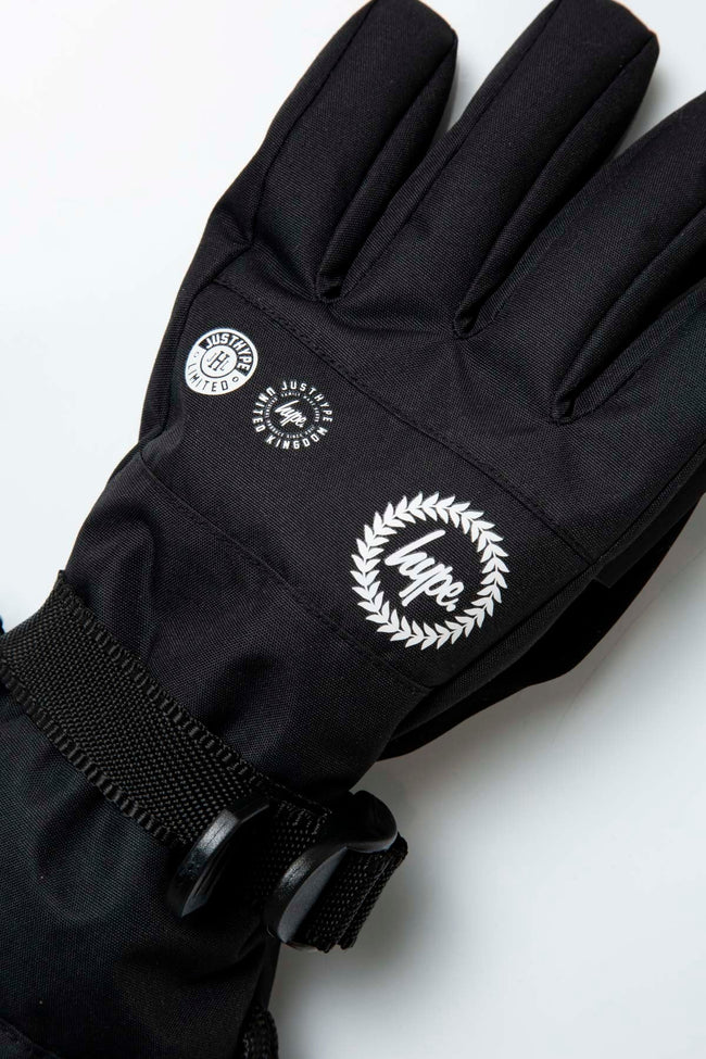 HYPE KIDS SNOW BLACK GLOVES